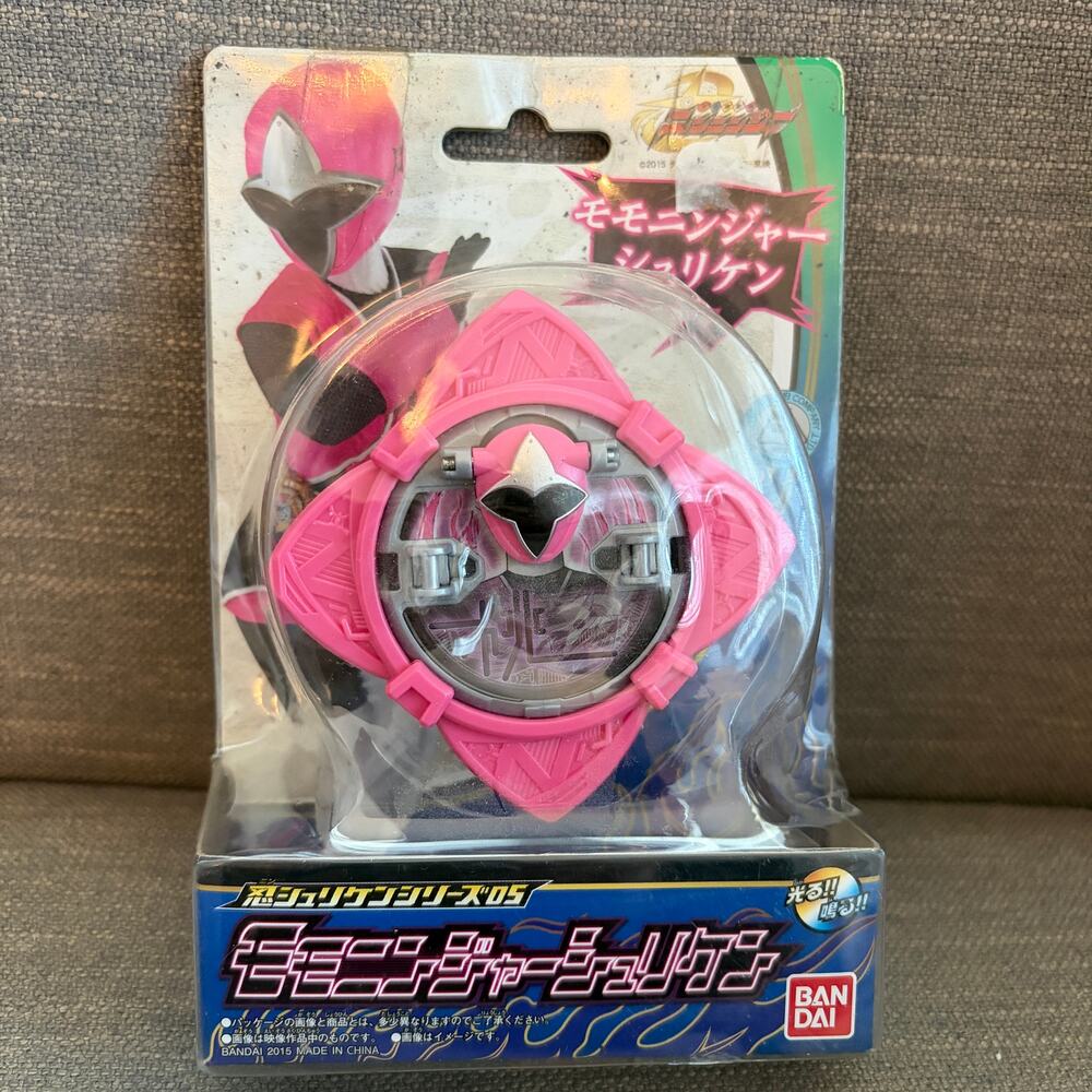 Bandai Shuriken Sentai Ninninger Nin-Shuriken Series 05 MomoNinger in Pink NEW